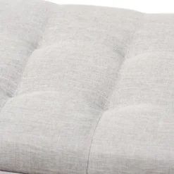 Benches & Ottomans-Kirkland's Home Beige Tufted Contemporary Storage Bench Tan/Gray
