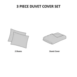 Duvets-Kirkland's Home Beige Waffle Weave 3-Pc. Queen Duvet Cover Set Tan