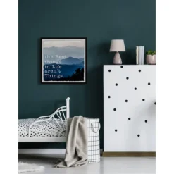 Wall Quotes & Signs-Kirkland's Home Best Things In Life Framed Wall Plaque Blue/White