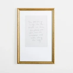 Wall Quotes & Signs-Kirkland's Home Best Things In Life Gold Framed Wall Plaque White