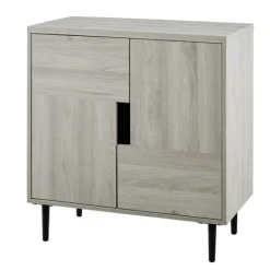 Cabinets & Sideboards-Kirkland's Home Birch Color Pop Geometric Cabinet Tan