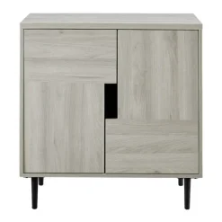 Cabinets & Sideboards-Kirkland's Home Birch Color Pop Geometric Cabinet Tan