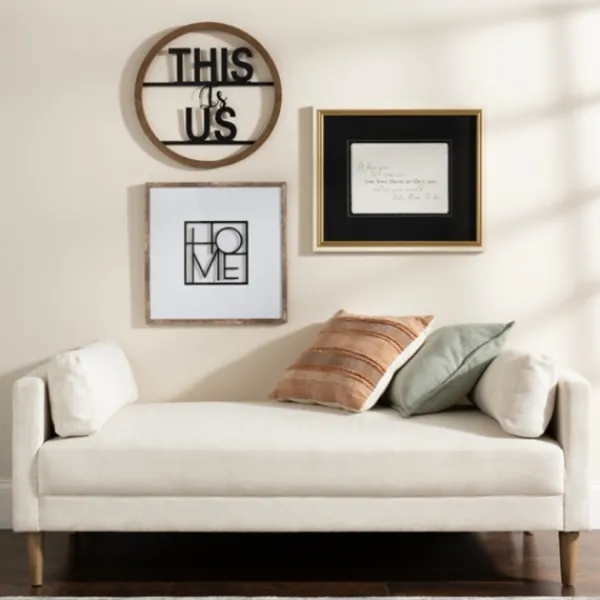 Sofas & Loveseats-Kirkland's Home Birch Wood Chaise Lounge Ivory