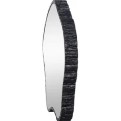 Decorative Mirrors-Kirkland's Home Black Amorphous Shaped Wall Mirror