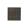 Wall Plaques-Kirkland's Home Black And Gold Metal Grid Wall Plaque Black/Gold