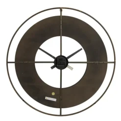 Clocks-Kirkland's Home Black And Gold Open Frame Axis Clock