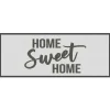 Kitchen & Floor Mats-Kirkland's Home Black And White Home Sweet Home Floor Mat, 24X60 Black/White