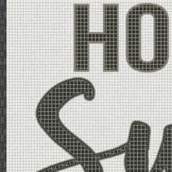 Kitchen & Floor Mats-Kirkland's Home Black And White Home Sweet Home Floor Mat, 24X60 Black/White