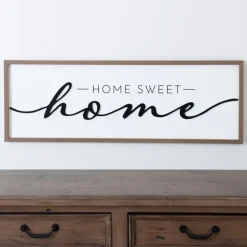 Wall Quotes & Signs-Kirkland's Home Black And White Home Sweet Home Wall Plaque Black/White