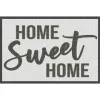 Kitchen & Floor Mats-Kirkland's Home Black And White Home Sweet Home Floor Mat, 24X36 Black/White