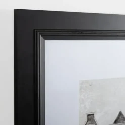 Framed Art-Kirkland's Home Black And White Houses Framed Art Print Black/White