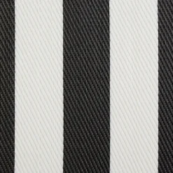 Outdoor Rugs-Kirkland's Home Black And White Rugby Stripe Outdoor Area Rug, 5X8 Black/White