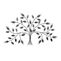 Wall Plaques-Kirkland's Home Black And White Tree Wall Sculpture Black/White