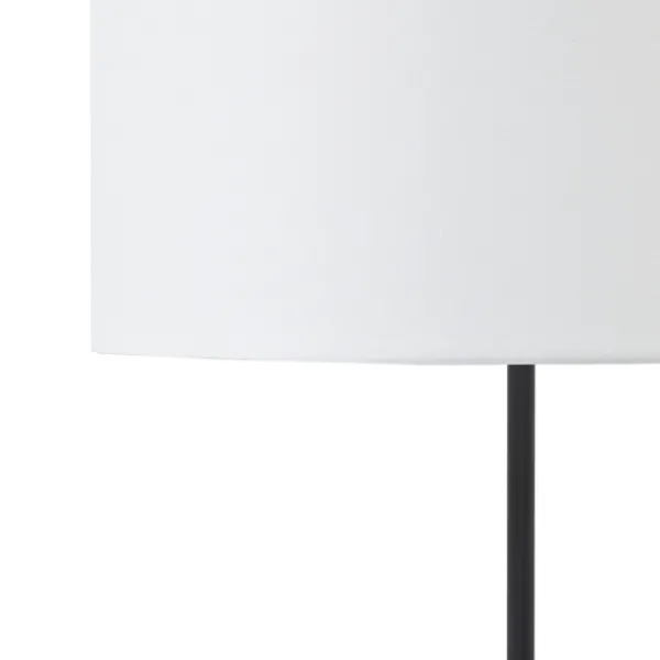 Floor Lamps-Kirkland's Home Black Asymmetrical Metal Floor Lamp White
