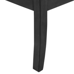 Accent Chairs-Kirkland's Home Black Cane Cushioned Accent Chair Gray