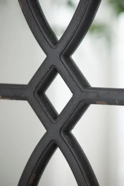 Decorative Mirrors-Kirkland's Home Black Carved Wooden Frame Wall Mirrors, Set Of 2