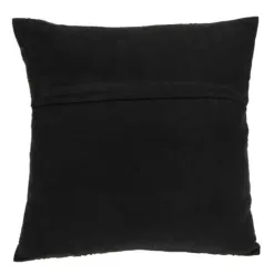 Pillows-Kirkland's Home Black Diamond Cotton Throw Pillow Black/White
