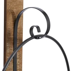 Sconces-Kirkland's Home Black Hoop Glass Sleeve Wall Sconce, 28 In.