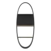 Shelves-Kirkland's Home Black Iron Oval Frame Wall Shelf