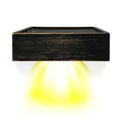 Shelves-Kirkland's Home Black Led Floating Shelf With Remote, 10 In.