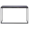 Console Tables-Kirkland's Home Black Metal And Wood Contemporary Console Table Black/Gray