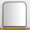 Decorative Mirrors-Kirkland's Home Black Metal Arch Mirror