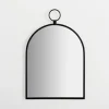 Decorative Mirrors-Kirkland's Home Black Metal Arched Wall Mirror