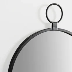 Decorative Mirrors-Kirkland's Home Black Metal Arched Wall Mirror