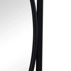 Decorative Mirrors-Kirkland's Home Black Metal Geometric Wall Mirrors, Set Of 3
