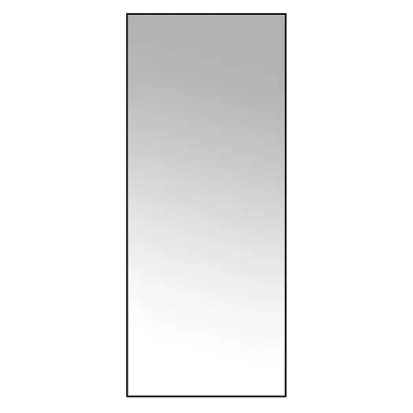 Decorative Mirrors-Kirkland's Home Black Metal Linear Mirror, 24X58