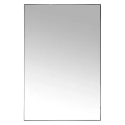Decorative Mirrors-Kirkland's Home Black Metal Linear Mirror, 24X36