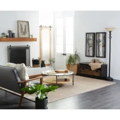 Fireplace Accessories-Kirkland's Home Black Metal Mesh Fireplace Screen
