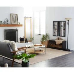 Fireplace Accessories-Kirkland's Home Black Metal Mesh Fireplace Screen