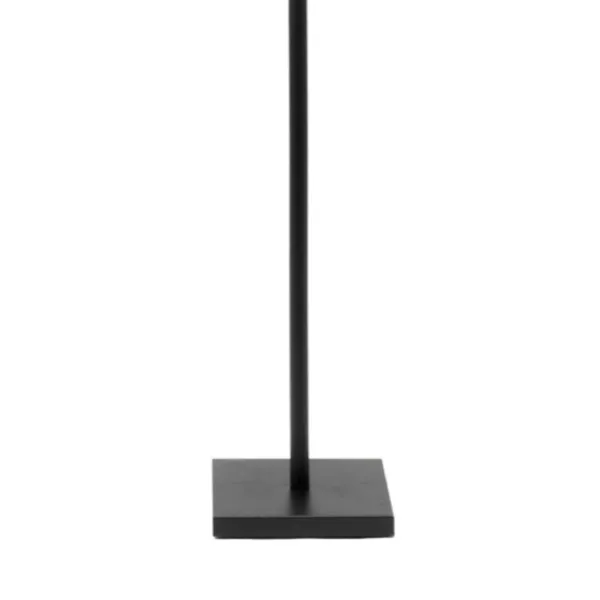 Floor Lamps-Kirkland's Home Black Metal Oval Gold Center Floor Lamp White