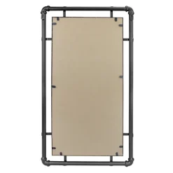 Decorative Mirrors-Kirkland's Home Black Metal Pipe Connected Mirror