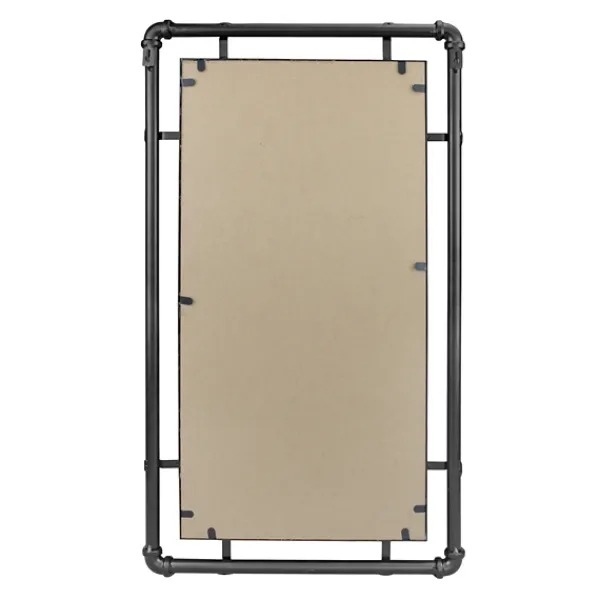 Decorative Mirrors-Kirkland's Home Black Metal Pipe Connected Mirror