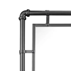 Decorative Mirrors-Kirkland's Home Black Metal Pipe Connected Mirror