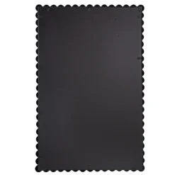 Decorative Mirrors-Kirkland's Home Black Metal Rectangle Beaded Wall Mirror