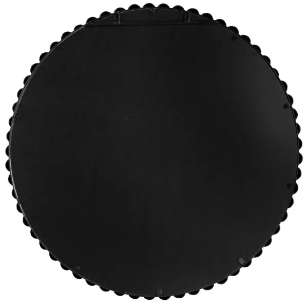 Decorative Mirrors-Kirkland's Home Black Metal Round Beaded Wall Mirror