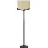 Floor Lamps-Kirkland's Home Black Metal Tri-Arm Floor Lamp Tan