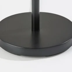 Floor Lamps-Kirkland's Home Black Slim Hourglass Floor Lamp Black/Gray
