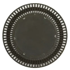 Decorative Mirrors-Kirkland's Home Black White Distressed Wood Rope Fiber Wall Mirror