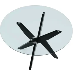 Dining Tables-Kirkland's Home Black Wood Table And Gray Chair 5-Pc. Dining Set