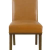 Dining Chairs-Kirkland's Home Blair Carmel Leather Dining Chair Brown