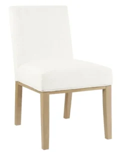 Dining Chairs-Kirkland's Home Blair Stain Proof Dining Chair White