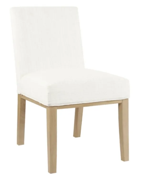 Dining Chairs-Kirkland's Home Blair Stain Proof Dining Chair White