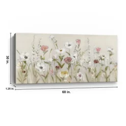 Canvas Art-Kirkland's Home Bloomin Around Giclee Canvas Art Print Tan