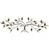 Wall Plaques-Kirkland's Home Blowing Leaves Over The Door Metal Wall Sculpture Gold/Multi
