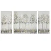Canvas Art-Kirkland's Home Blue And Gold Trees Canvas Art Prints, Set Of 3 White/Gray/Gold
