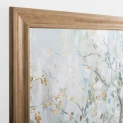 Framed Art-Kirkland's Home Blue And Gold Treetops Framed Art Print Blue/White/Gold